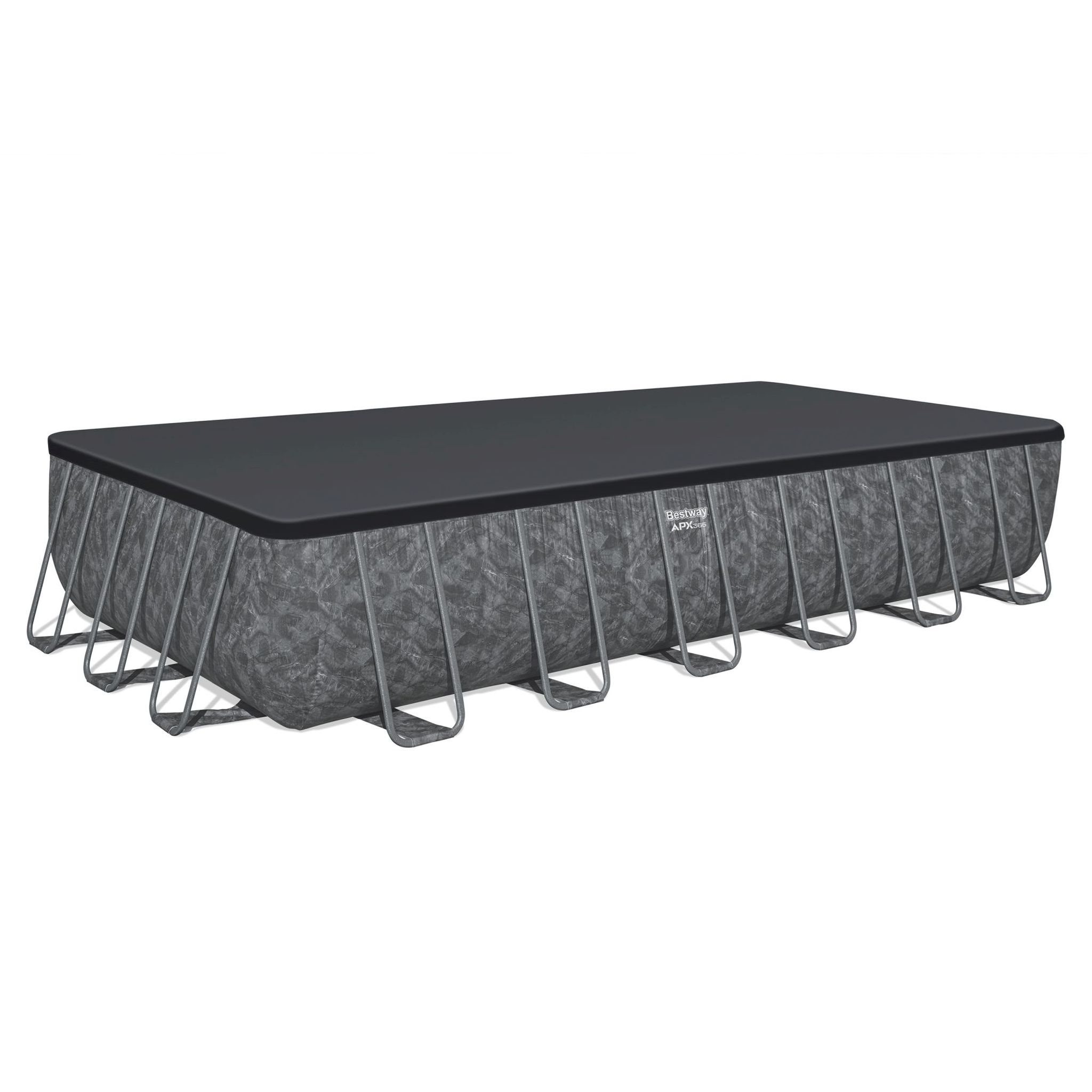 Bestway APX365 winterfestes Frame Pool Komplett-Set 732 x 366 x 132 cm