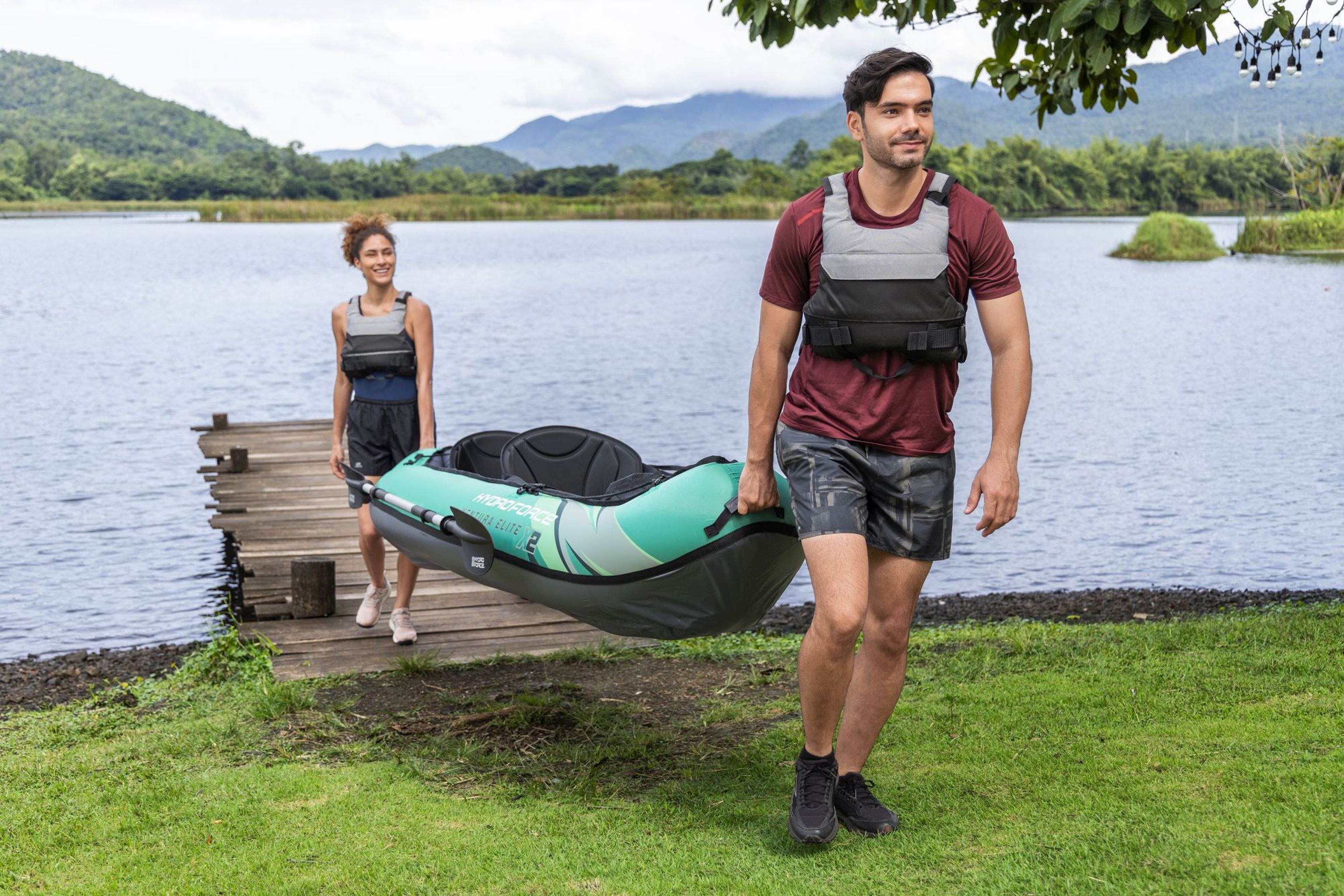 Bestway Ventura Elite X2 Schlauchkajak 2 Personen mit Paddelset Bestway Ventura Elite X2 Schlauchkajak 2 Personen mit Paddelset