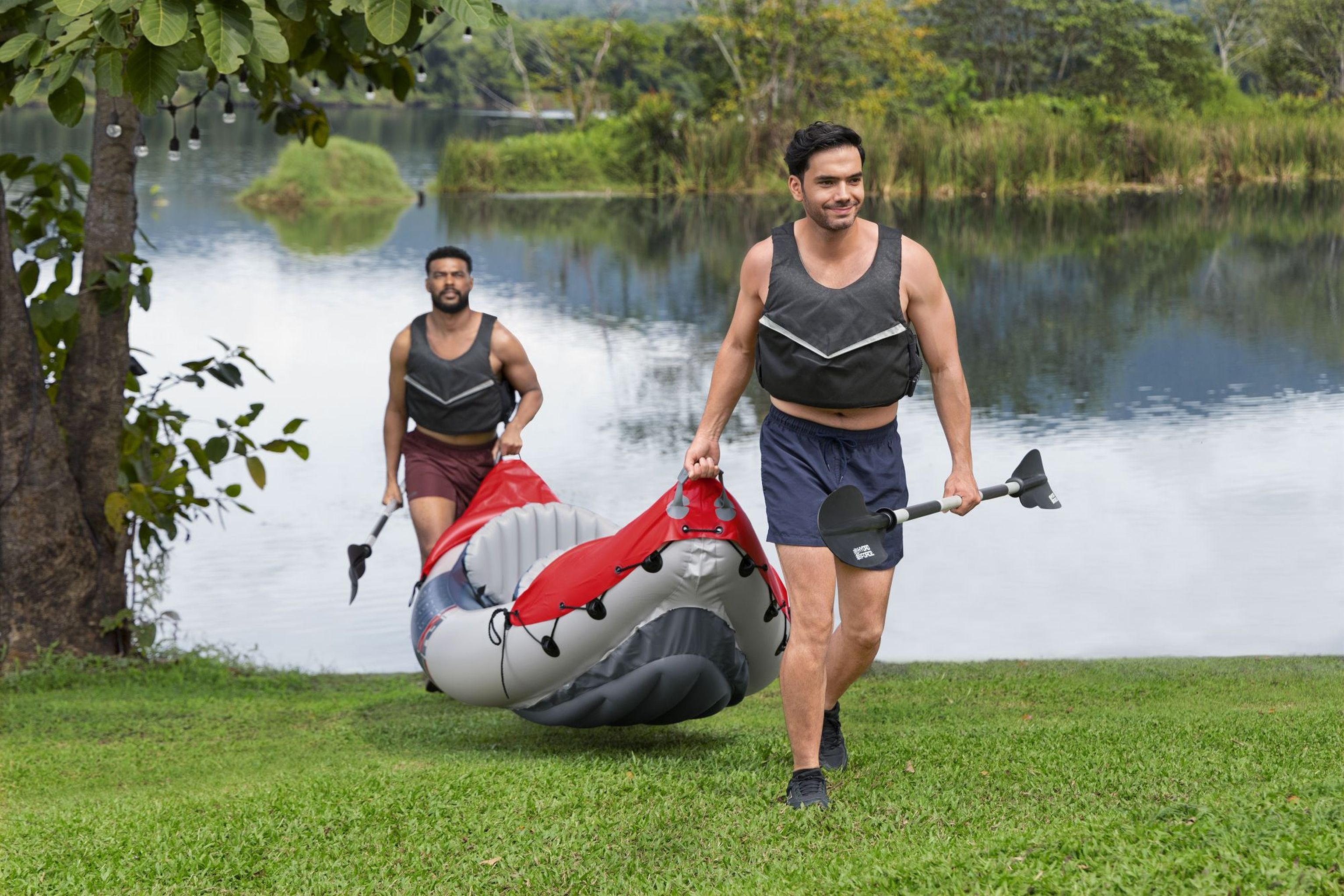 Bestway Hydro Force Rapid X2 aufblasbares Kajak 2 Personen Set