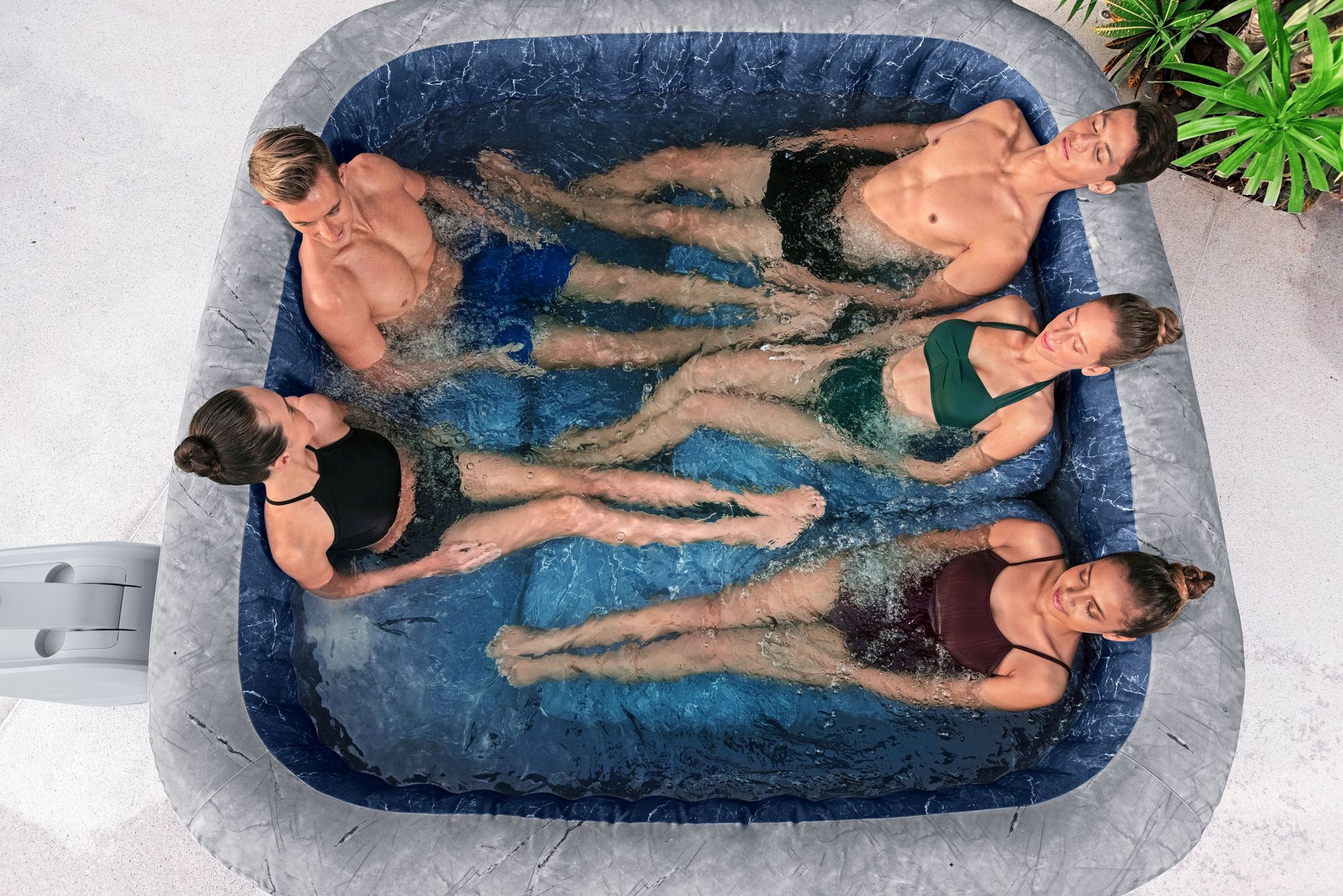 Bestway LAY-Z-SPA San Francisco HydroJet Pro Whirlpool 7 Personen