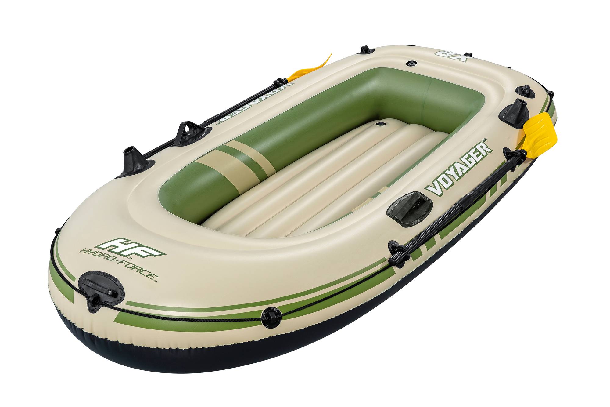 Hydro-Force Schlauchboot Komplett-Set Voyager X2 232 x 118 x 37 cm 65163_24 Hydro-Force Schlauchboot Komplett-Set Voyager X2 232 x 118 x 37 cm 65163_24