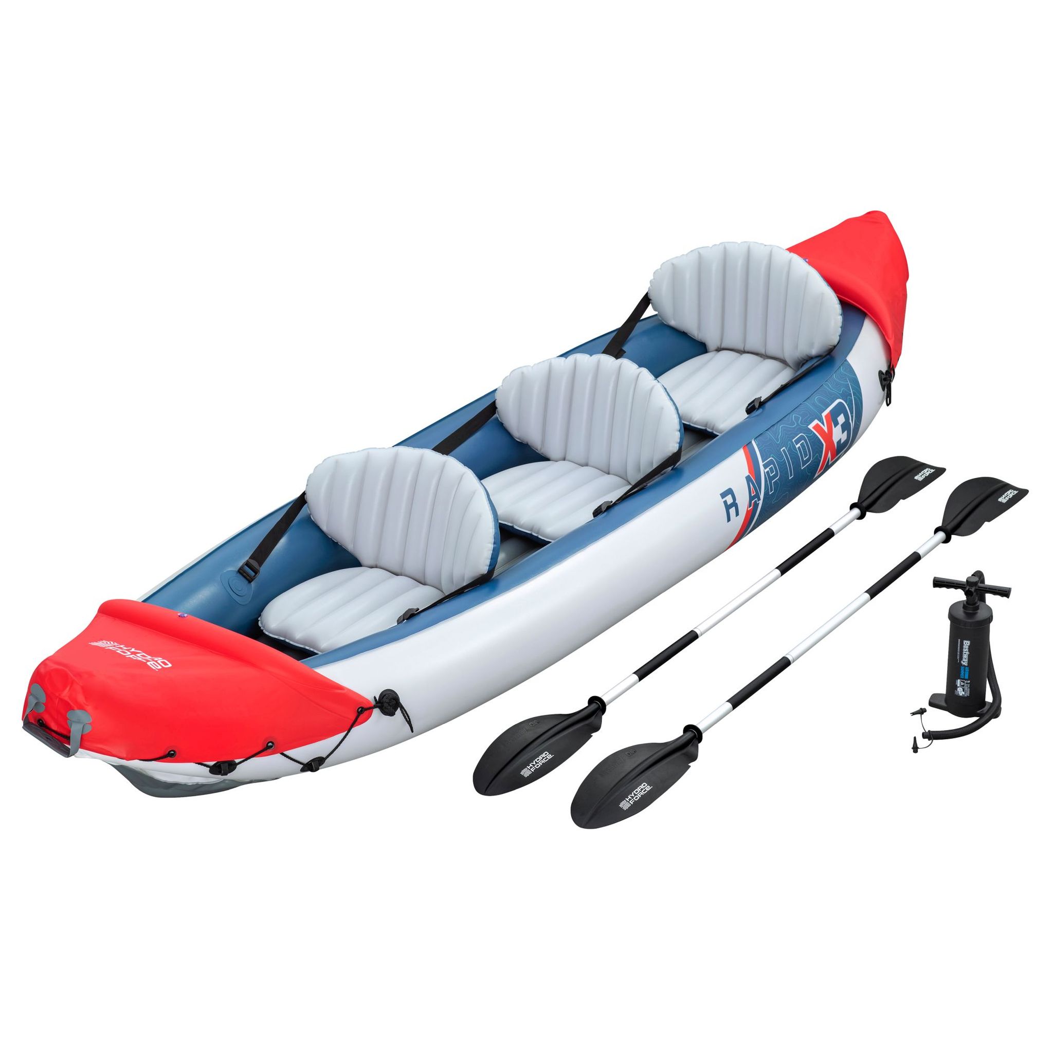 Bestway Hydro Force Kajak-Set Rapid X3 für 3 Personen 381 x 100 cm Bestway Hydro Force Kajak-Set Rapid X3 für 3 Personen 381 x 100 cm