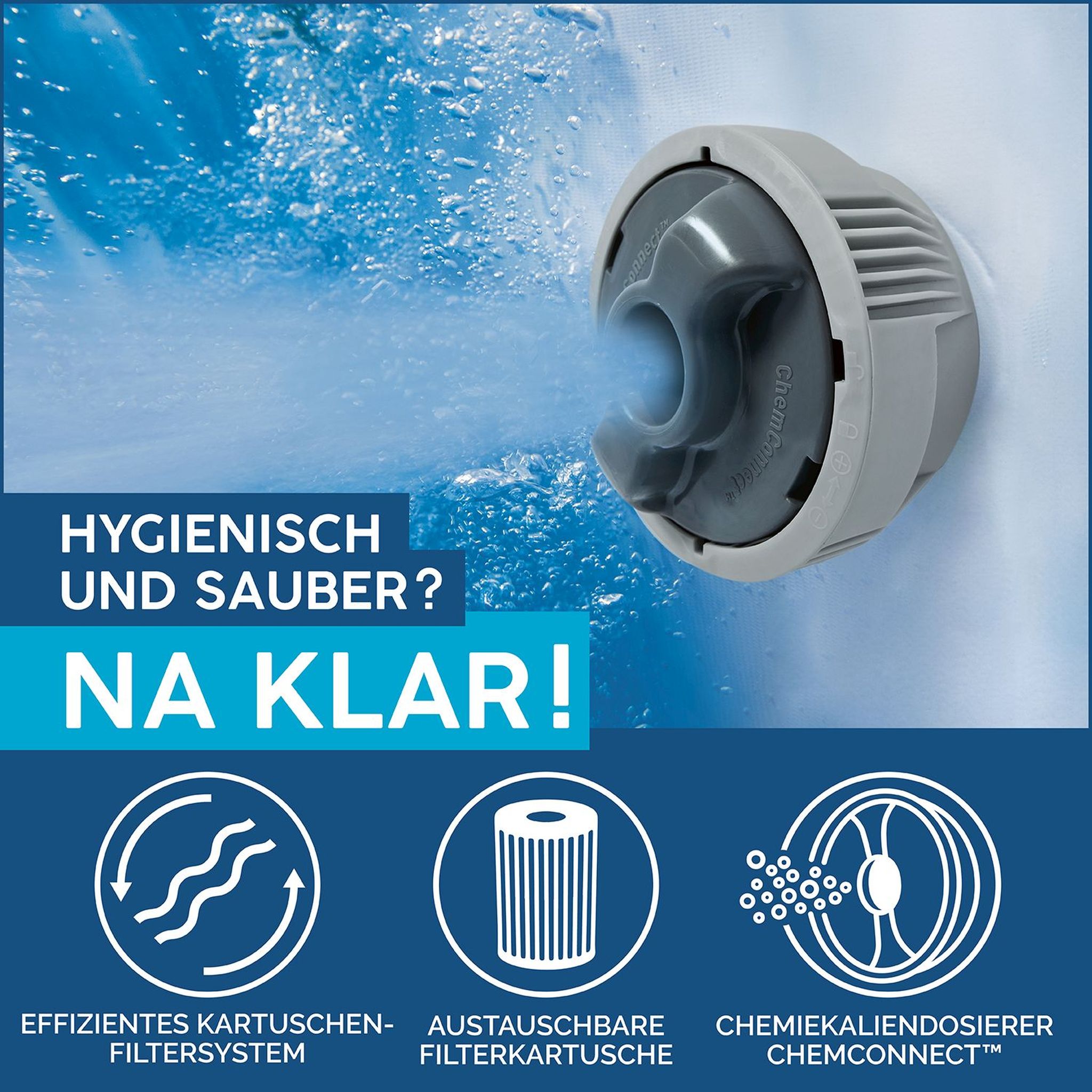 Bestway LAY-Z-SPA Helsinki AirJet Plus Whirlpool Ø 180 x 66 cm 7 Personen Bestway LAY-Z-SPA Helsinki AirJet Plus Whirlpool Ø 180 x 66 cm 7 Personen