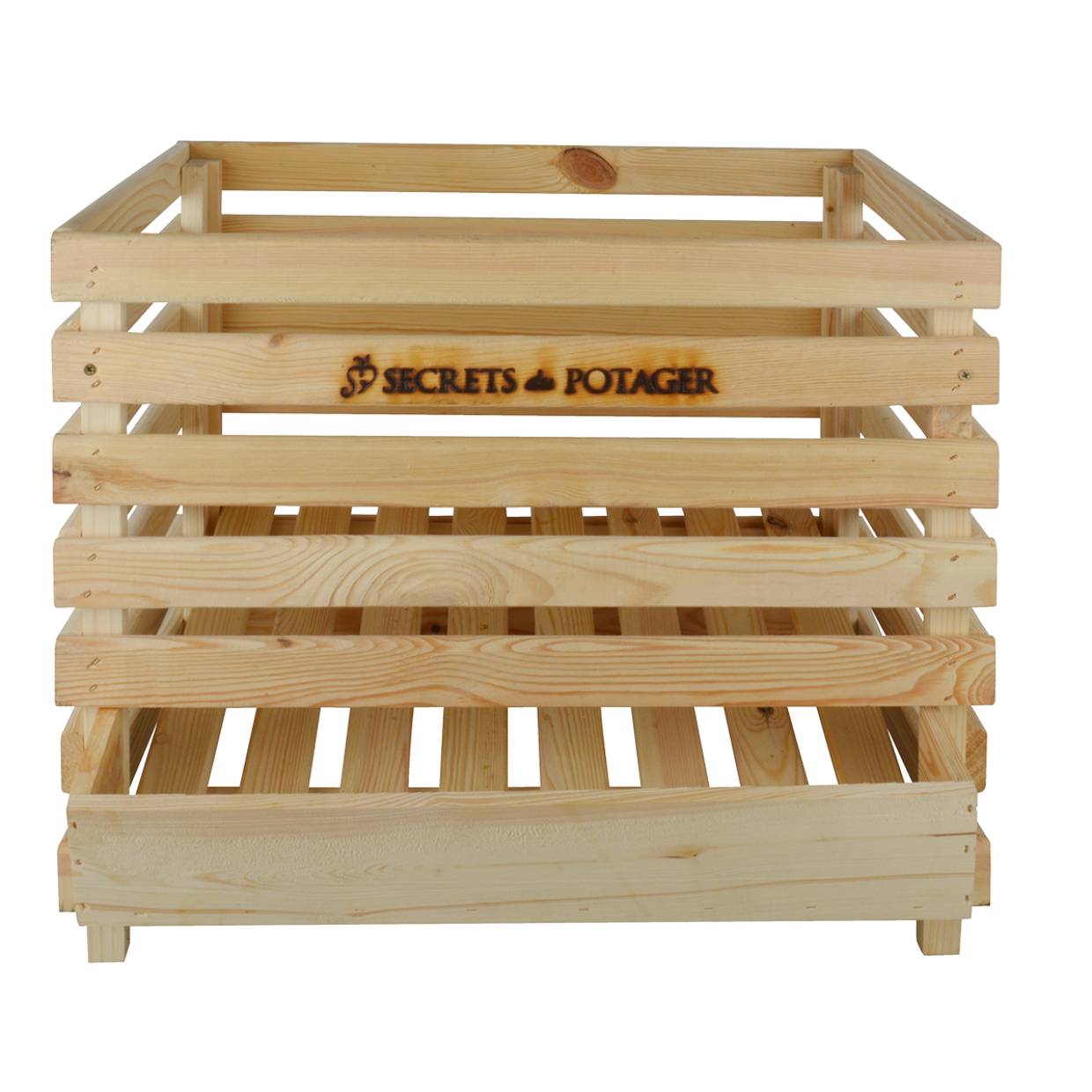 Kartoffelkiste aus Holz, Gemüsekiste, Gemüsehorde ES-C2080 Kartoffelkiste aus Holz, Gemüsekiste, Gemüsehorde ES-C2080