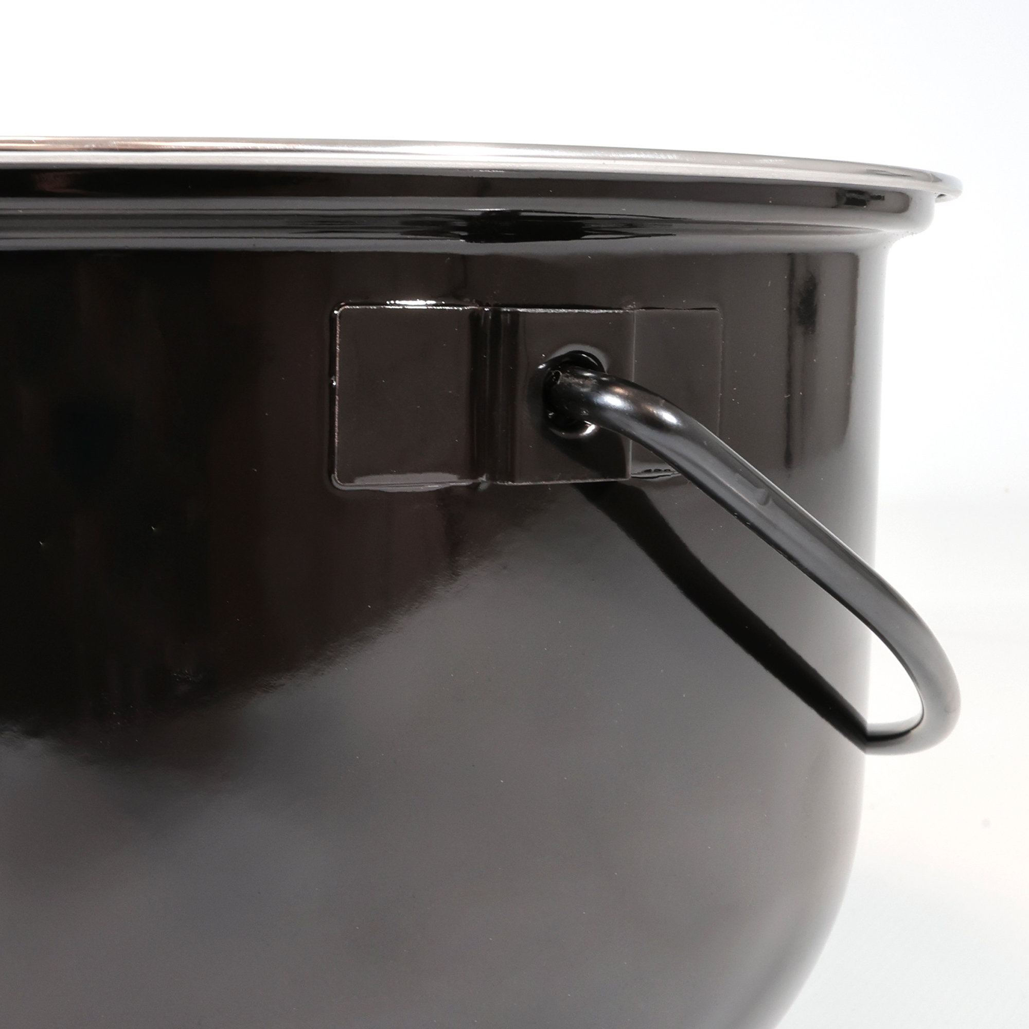 Gulaschtopf 14 L, Gulaschkessel für Schwenkgrill, Emaillierter Suppenkessel mit Schöpfkelle NA080 Gulaschtopf 14 L, Gulaschkessel für Schwenkgrill, Emaillierter Suppenkessel mit Schöpfkelle NA080