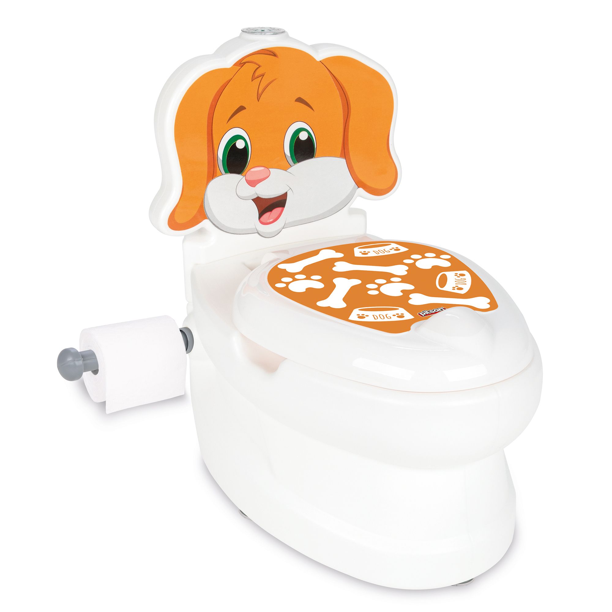 Töpfchen mit Spülgeräusch und verschiedenen Tiermotiven, Kindertoilette PI-07562 Töpfchen mit Spülgeräusch und verschiedenen Tiermotiven, Kindertoilette PI-07562