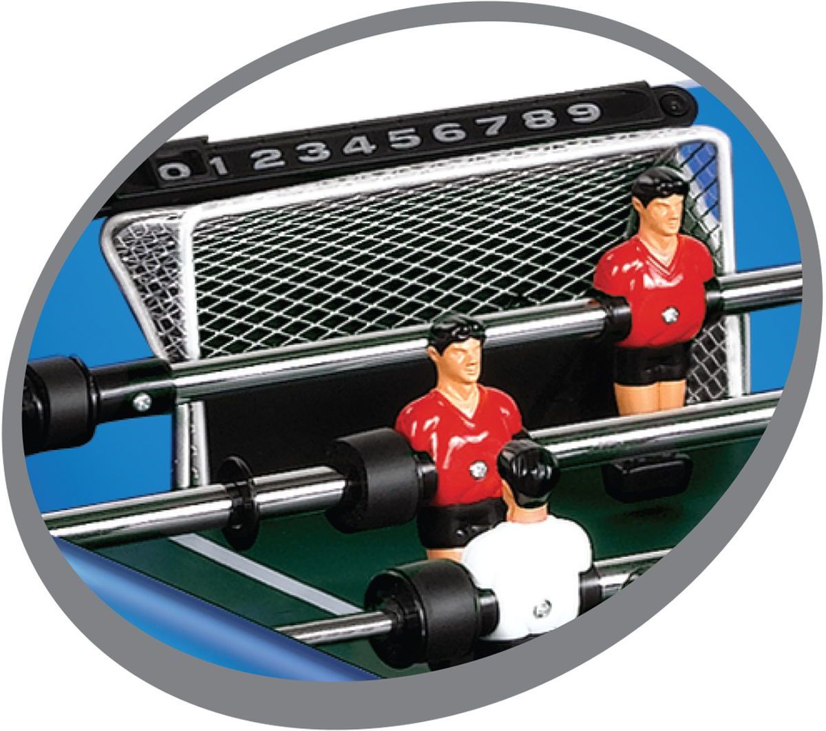 Kicker MERCURY-XT, Tischkicker mit attraktivem Design CC-05099