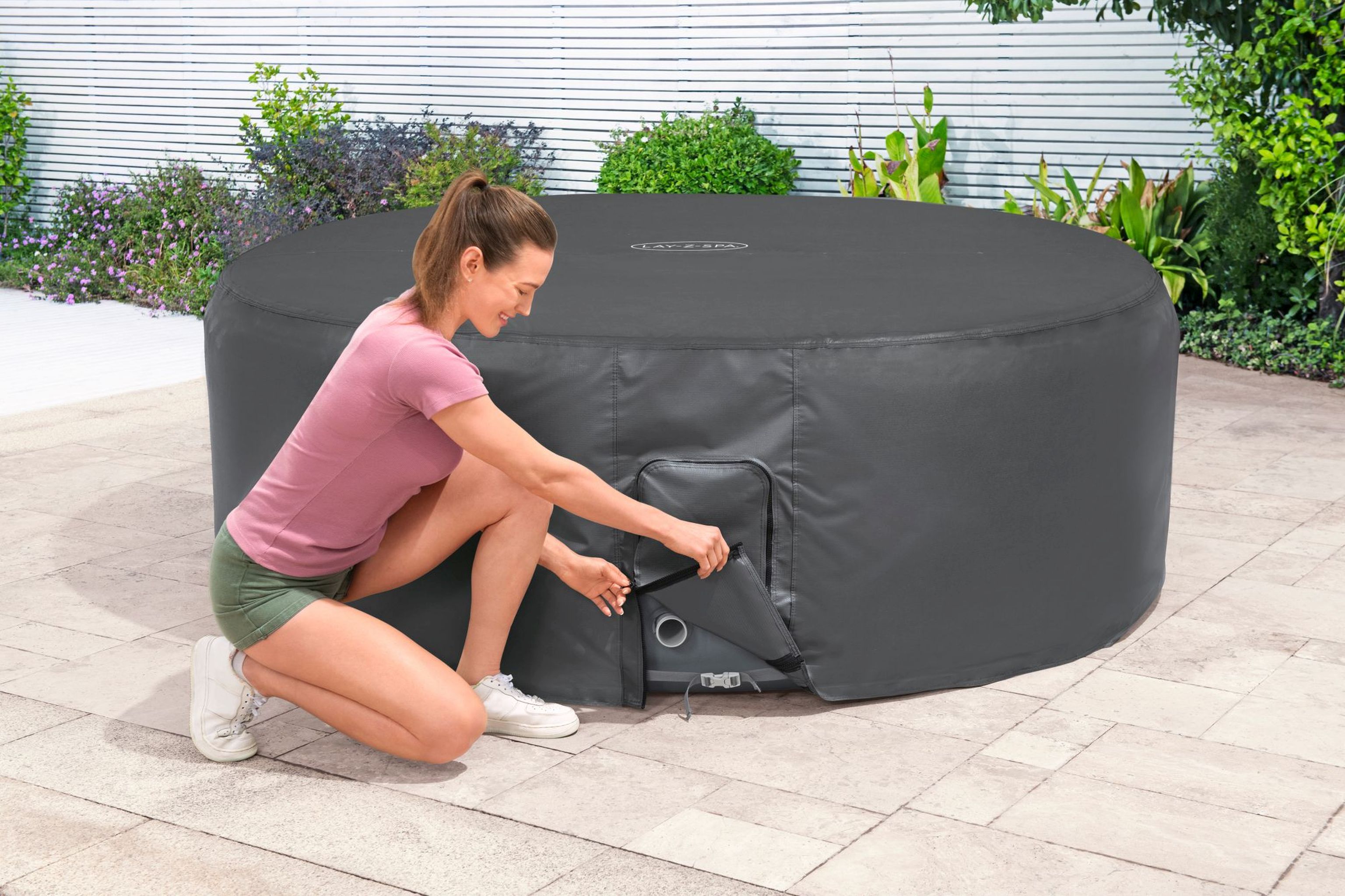 LAY-Z-SPA Abdeckung EnergySense Plus Thermo 216 x 80 cm rund