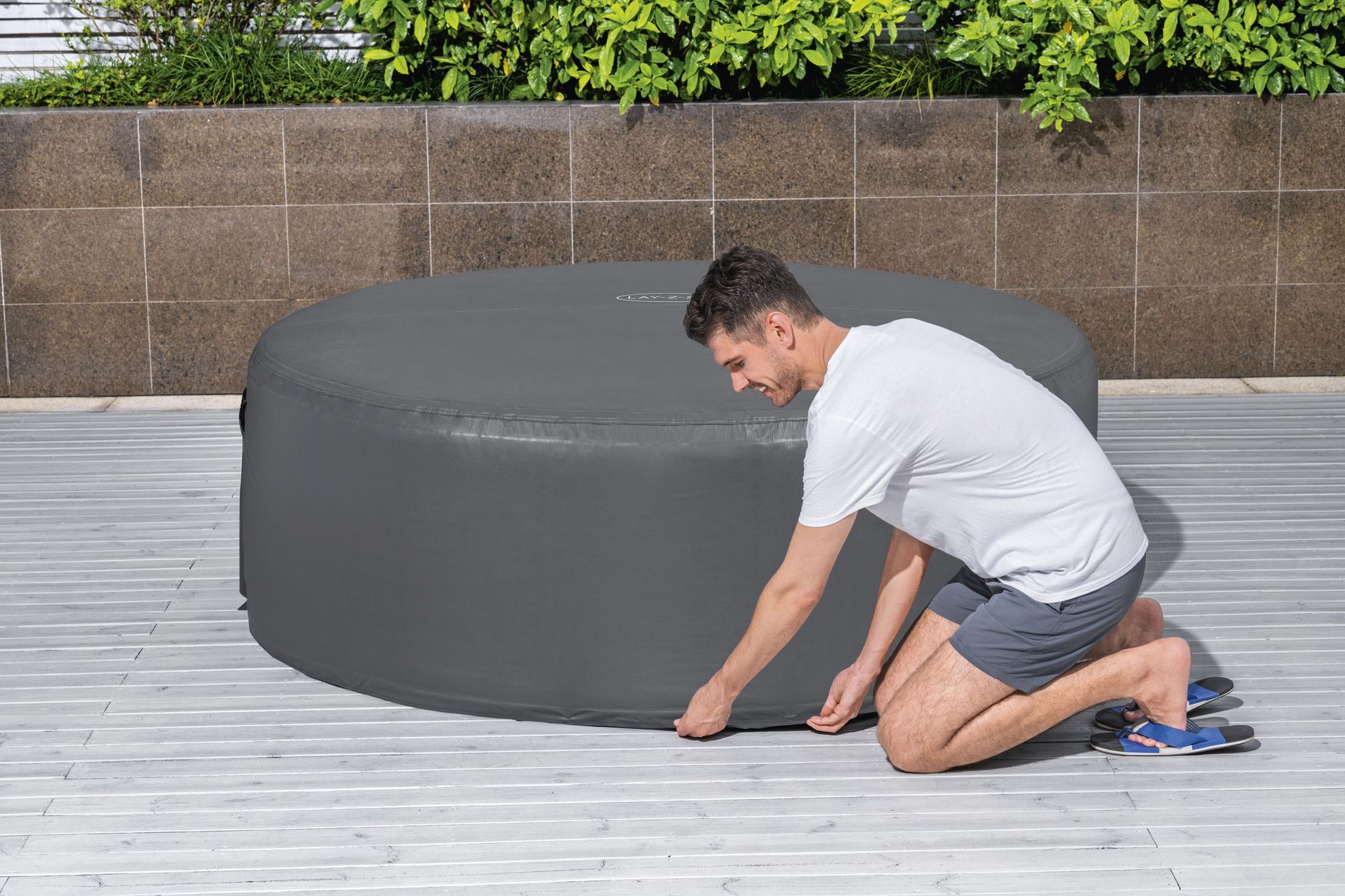 LAY-Z-SPA Abdeckung EnergySense Plus Thermo 180 x 66 cm rund
