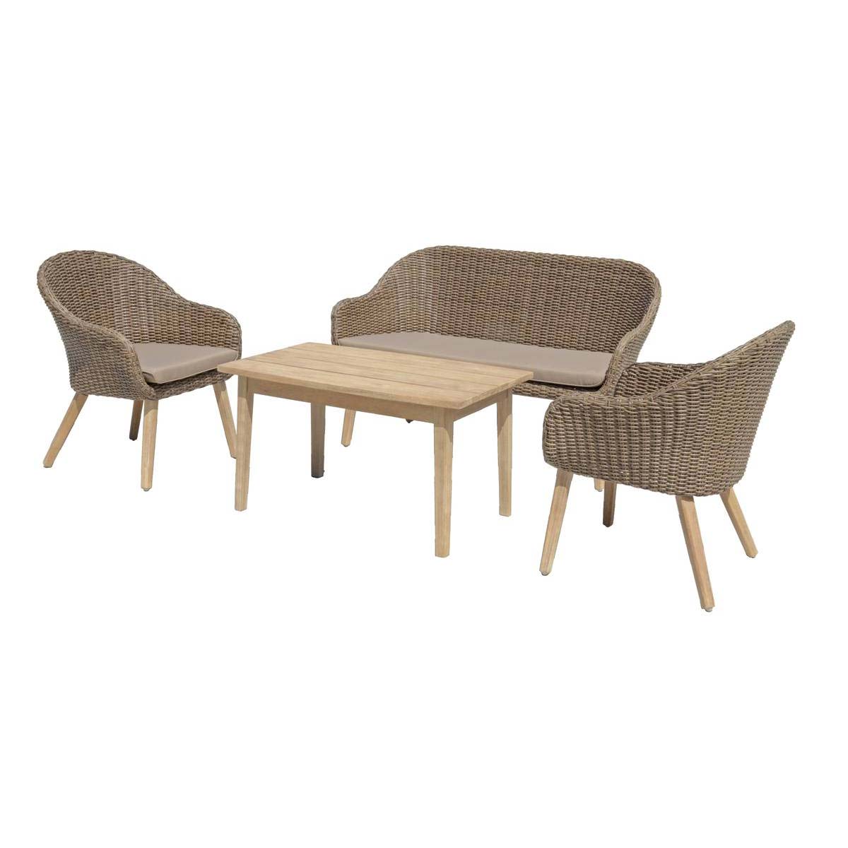 Lounge-Set PUEBLO, 4-teilig, Sitzgruppe, Gartenmöbel HI-985147-1 Lounge-Set PUEBLO, 4-teilig, Sitzgruppe, Gartenmöbel HI-985147-1