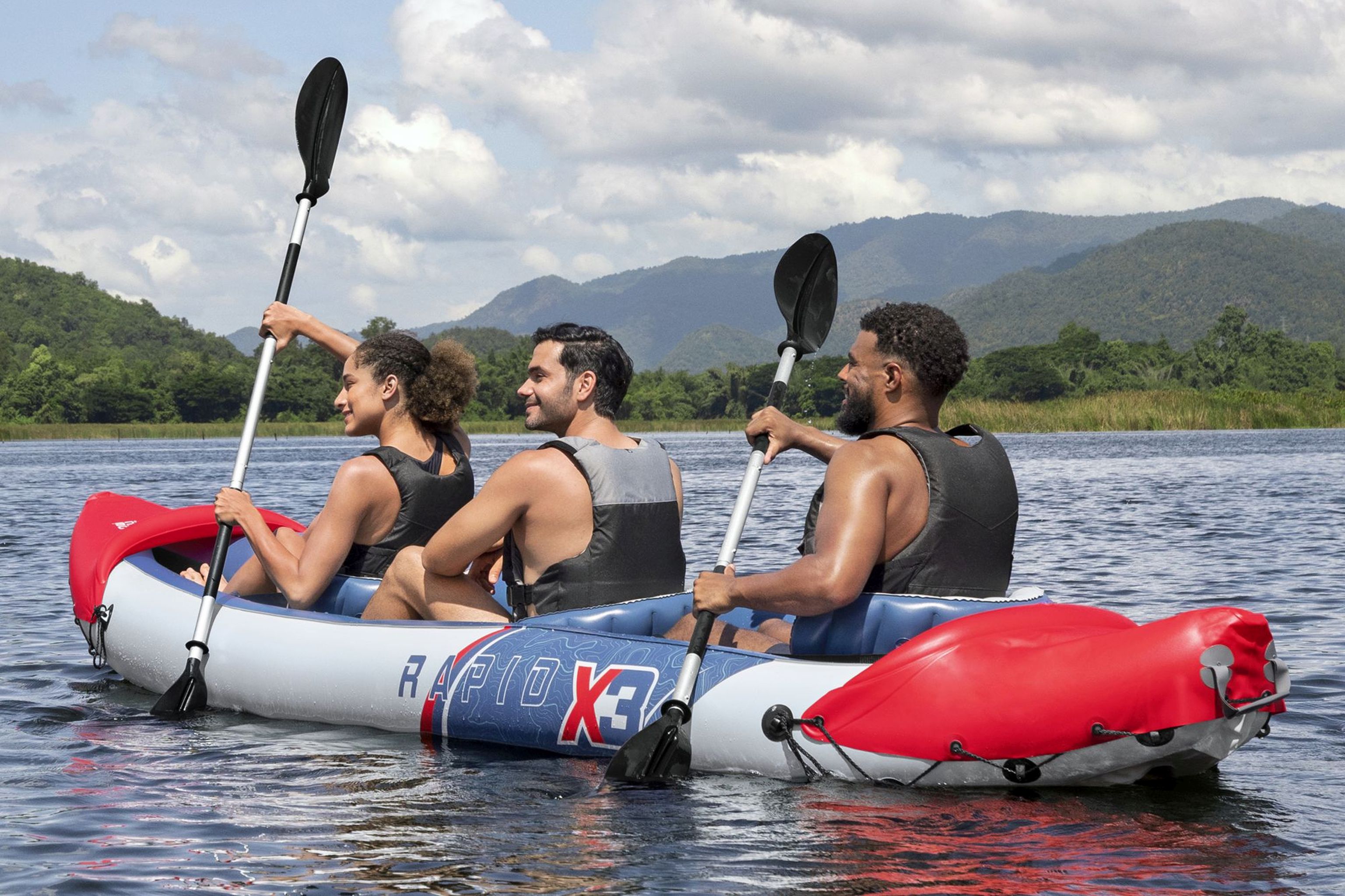 Bestway Hydro Force Kajak-Set Rapid X3 für 3 Personen 381 x 100 cm Bestway Hydro Force Kajak-Set Rapid X3 für 3 Personen 381 x 100 cm