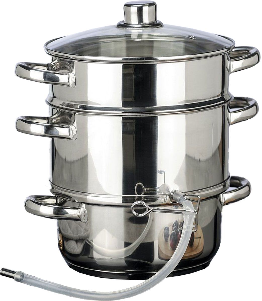 Entsafter aus Edelstahl, 6 Liter, Dampfentsafter HH-22052 Entsafter aus Edelstahl, 6 Liter, Dampfentsafter HH-22052