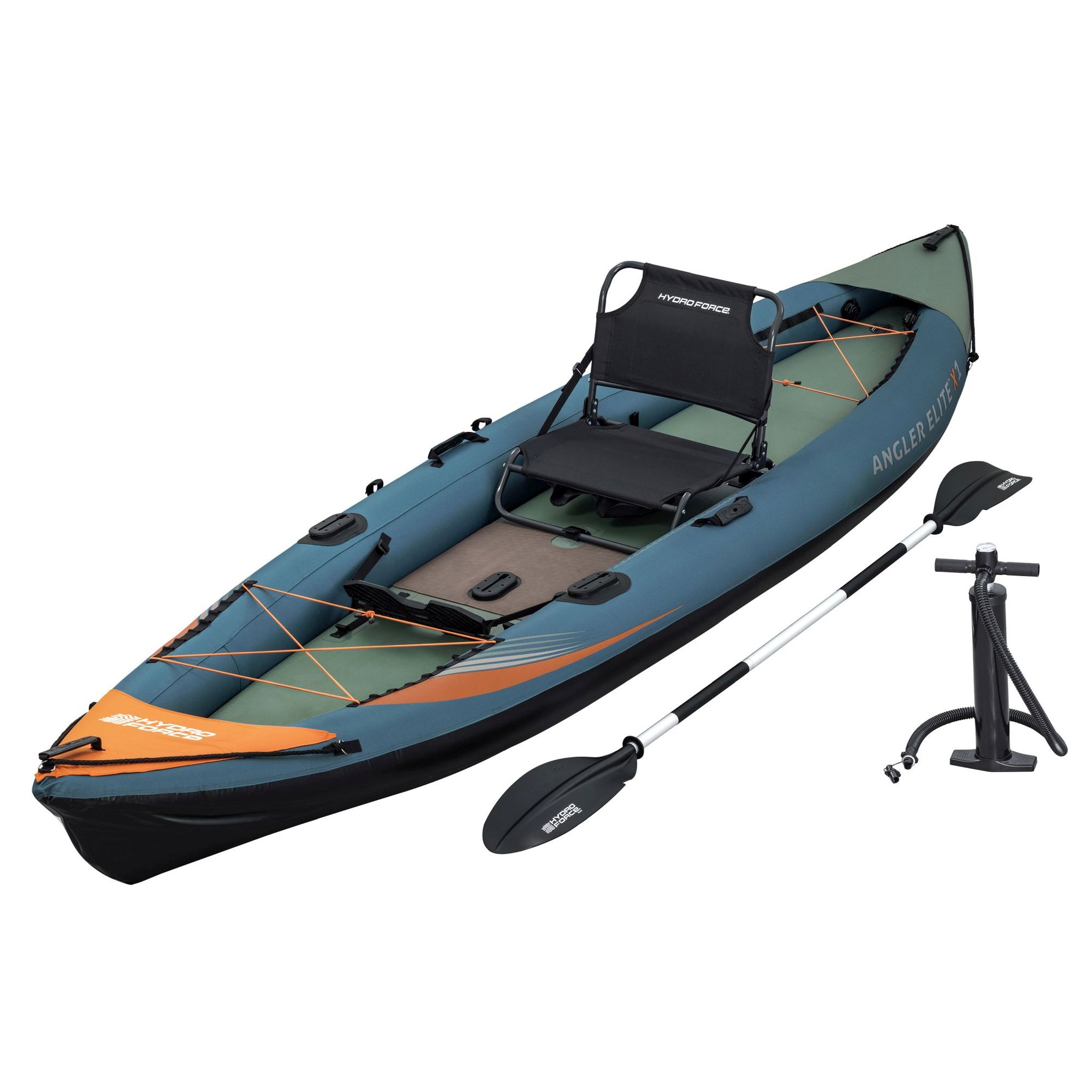 Bestway Angler Elite Kajak für 1 Person mit Sitz, Paddel, Pumpe