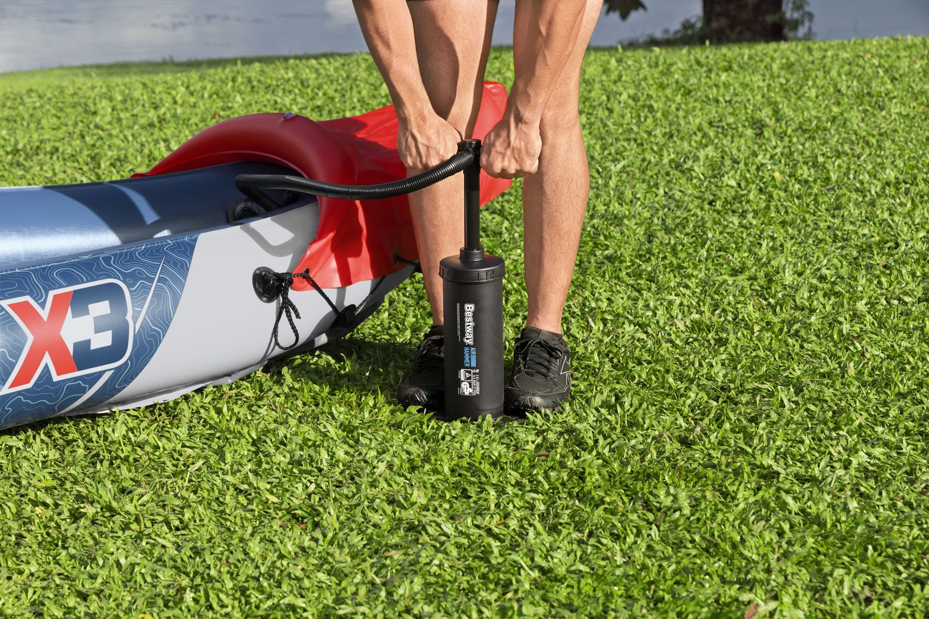 Bestway Hydro Force Kajak-Set Rapid X3 für 3 Personen 381 x 100 cm Bestway Hydro Force Kajak-Set Rapid X3 für 3 Personen 381 x 100 cm