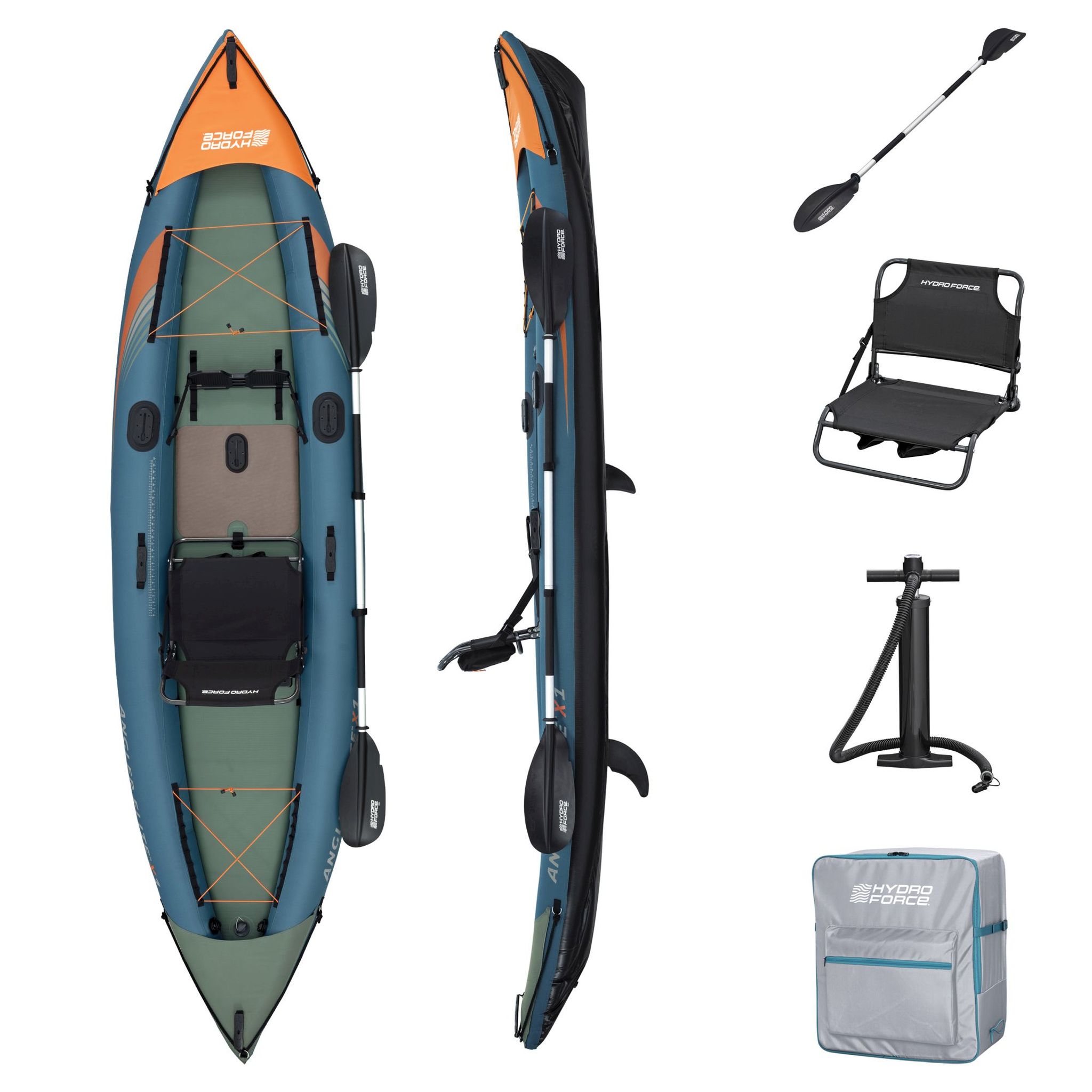 Bestway Angler Elite Kajak für 1 Person mit Sitz, Paddel, Pumpe Bestway Angler Elite Kajak für 1 Person mit Sitz, Paddel, Pumpe