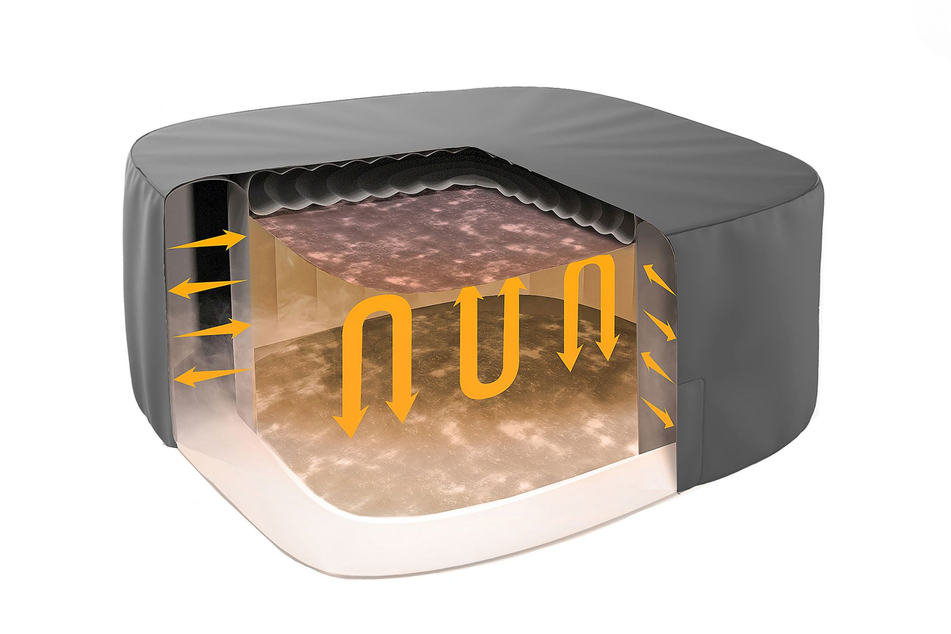 LAY-Z-SPA Abdeckung EnergySense Plus Thermo 180 x 180 x 71 cm LAY-Z-SPA Abdeckung EnergySense Plus Thermo 180 x 180 x 71 cm