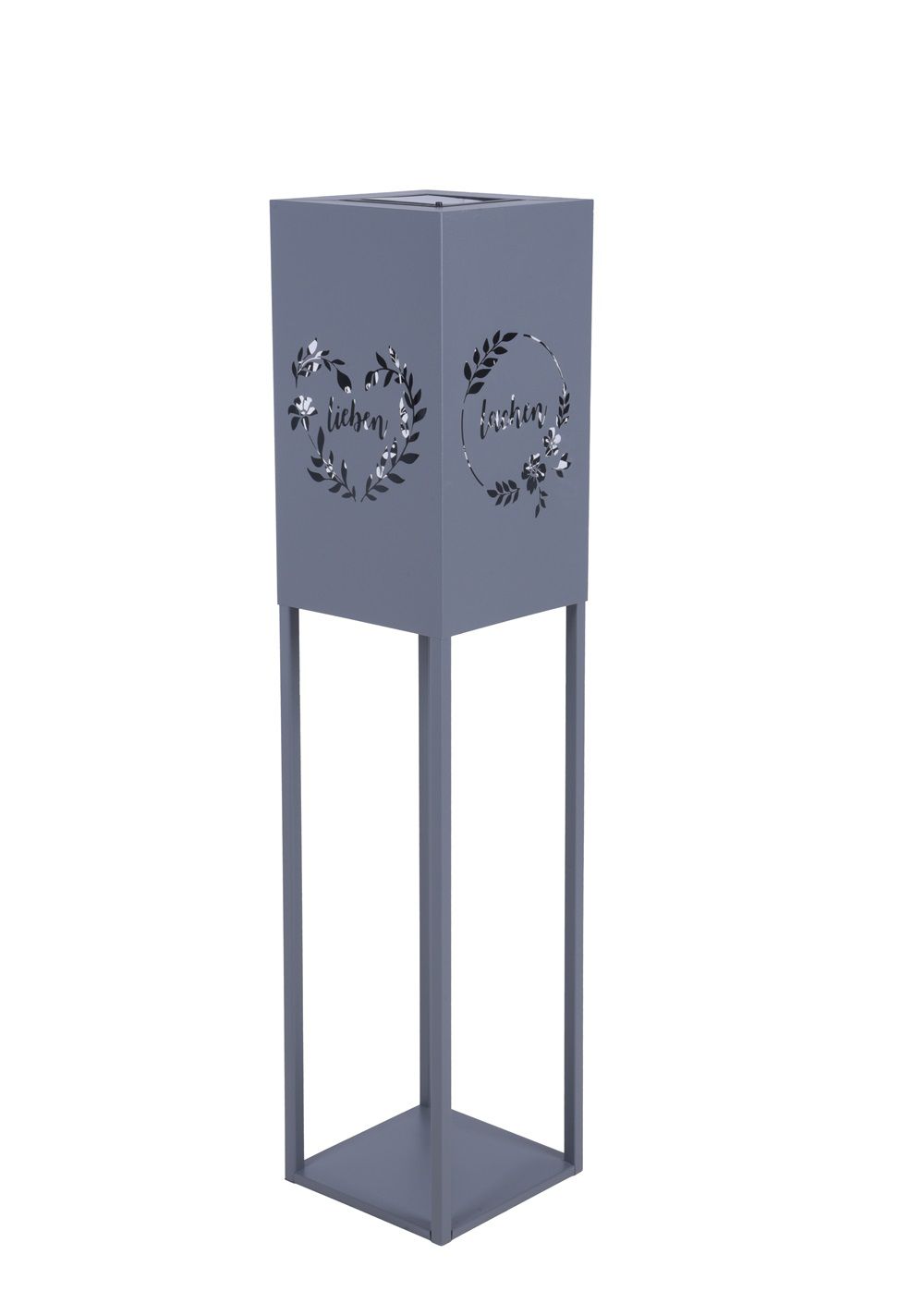 Dekosäule mit LED Licht, Moderne Standleuchte, Anthrazit Säule, 100 cm hoch HI-507453 Dekosäule mit LED Licht, Moderne Standleuchte, Anthrazit Säule, 100 cm hoch HI-507453