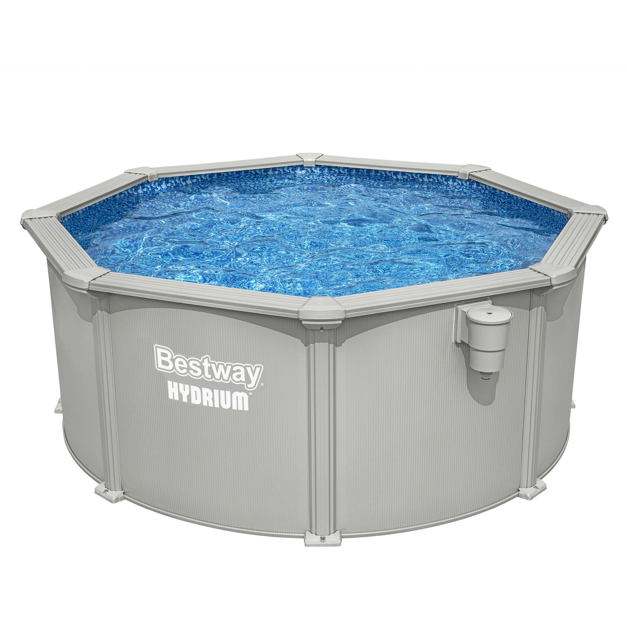 Bestway Hydrium Stahlwandpool Komplett-Set Ø 305 x 122 cm rund