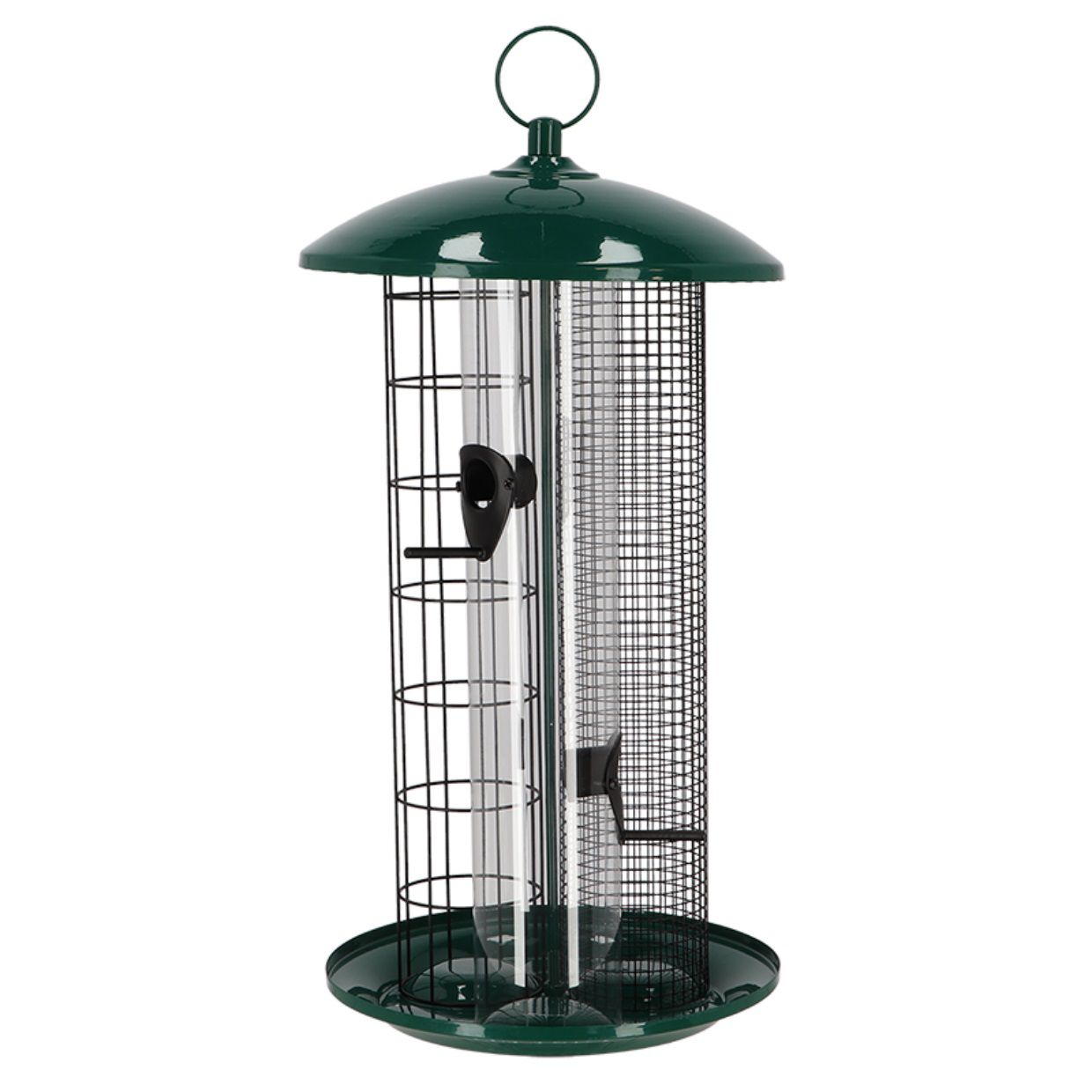 Vogelfuttersäule XXL aus Metall, 44 cm hoch. für Wildvögel ES-FB597 Vogelfuttersäule XXL aus Metall, 44 cm hoch. für Wildvögel ES-FB597