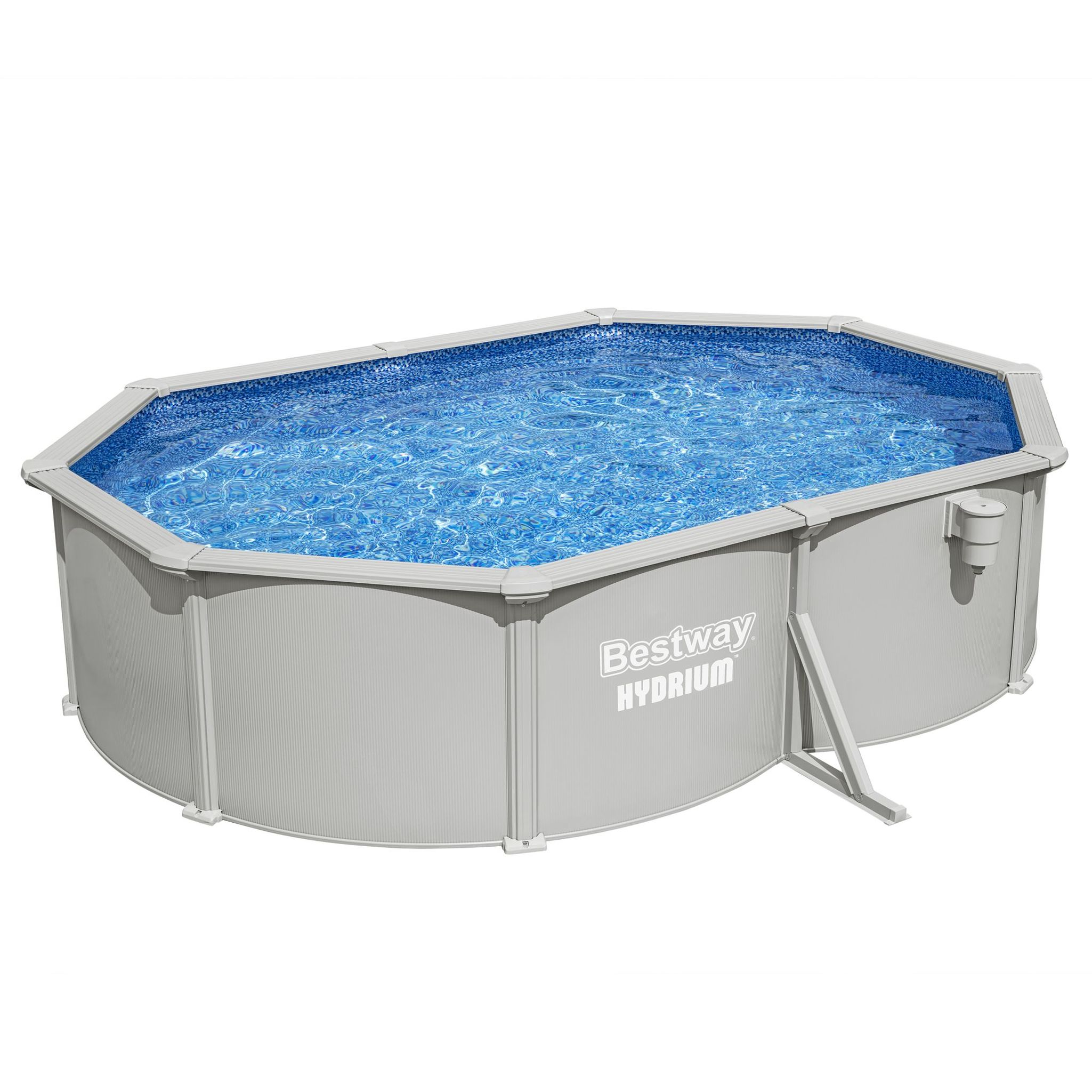 Bestway Hydrium Stahlwandpool Komplett-Set 500 x 366 x 122 cm
