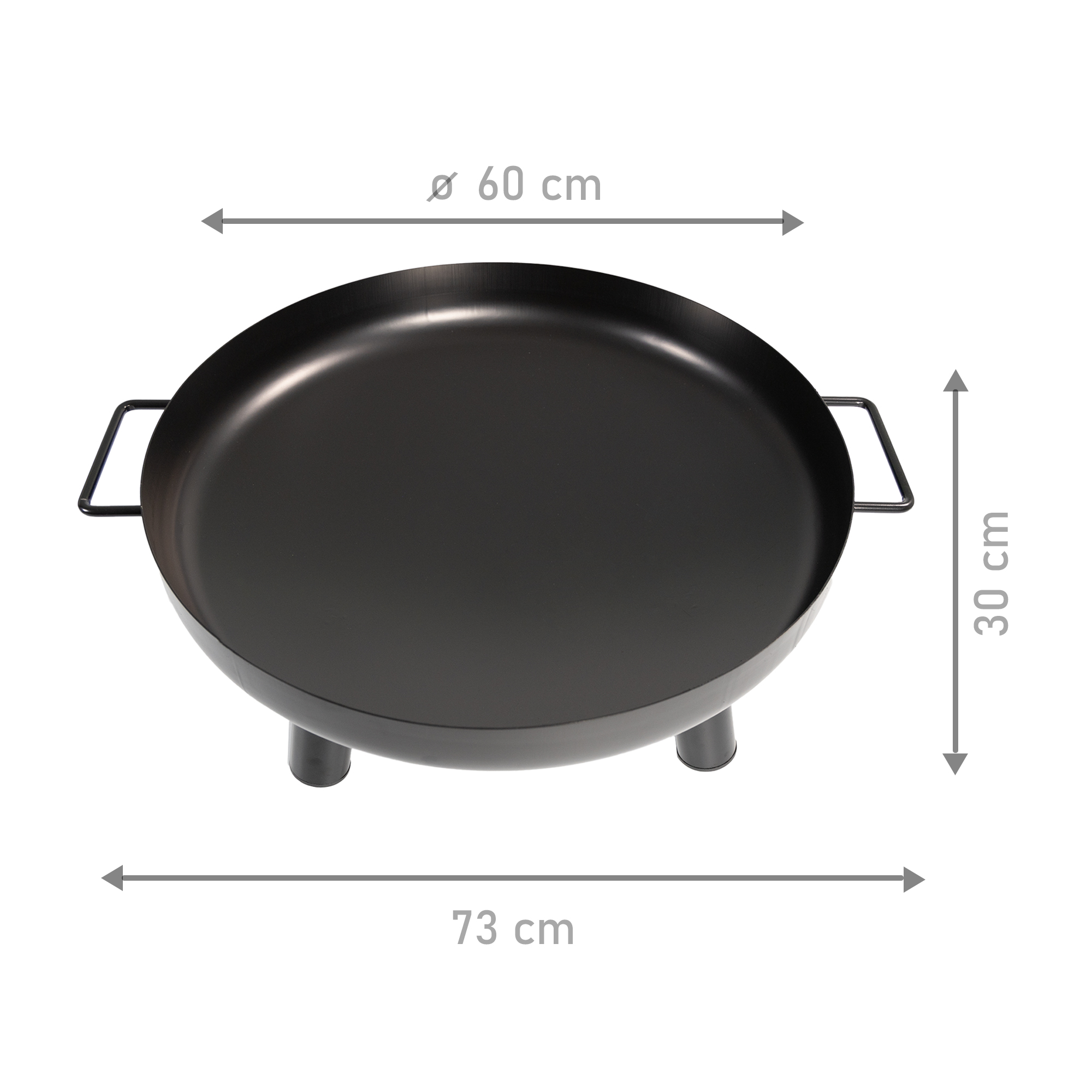 Feuerschale 60 cm Durchmesser, Feuerstelle für Garten, Terrasse oder Balkon NA230 Feuerschale 60 cm Durchmesser, Feuerstelle für Garten, Terrasse oder Balkon NA230