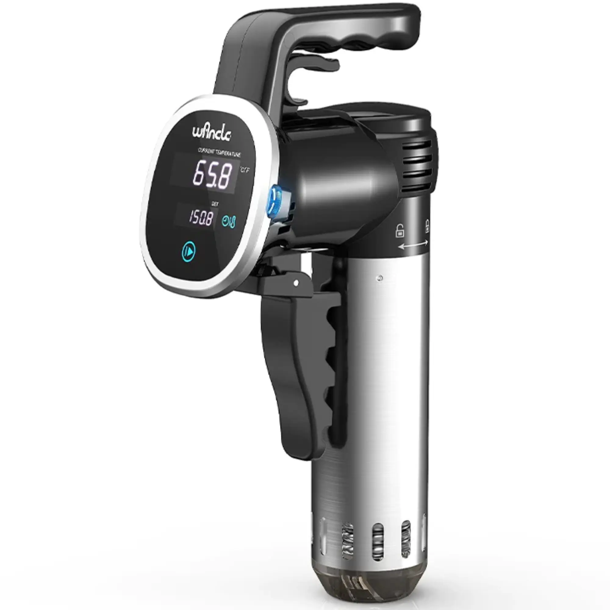 Wancle Sous Vide Garer Stick, 850W, Touchscreen, Display, Temperaturbereich 25 bis 99 Grad P00252 Wancle Sous Vide Garer Stick, 850W, Touchscreen, Display, Temperaturbereich 25 bis 99 Grad P00252