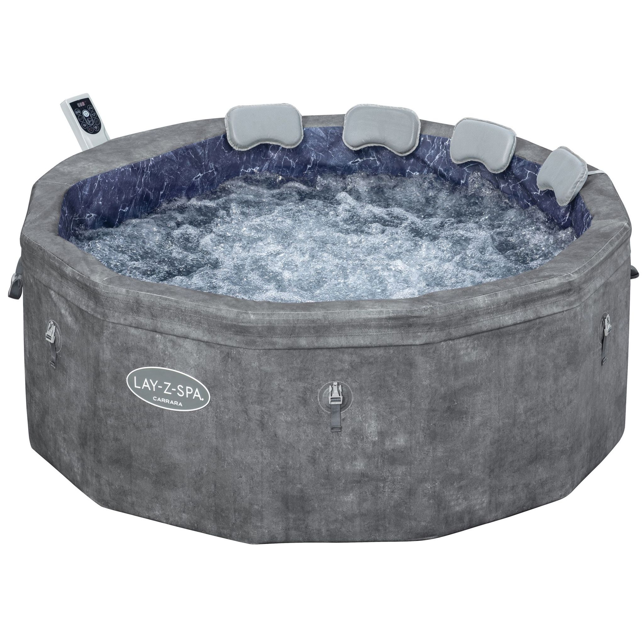 Bestway LAY-Z-SPA Carrara AirJet Whirlpool 6 Personen Ø 170 x 65 cm Bestway LAY-Z-SPA Carrara AirJet Whirlpool 6 Personen Ø 170 x 65 cm