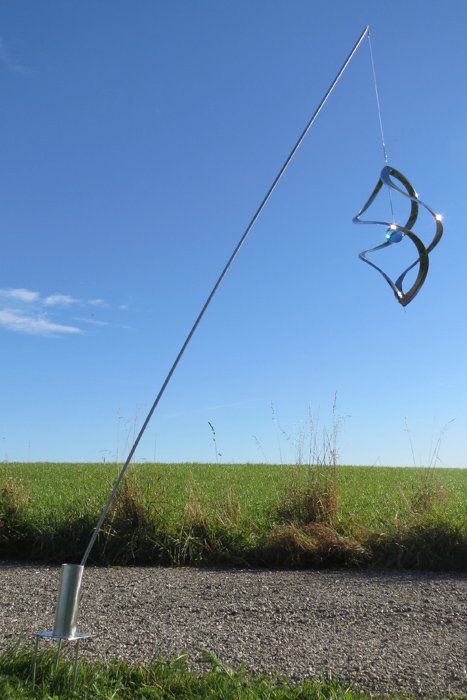 Edelstahl Teleskopstab 3-teilig gesteckt ca. 285 cm Gesamtlänge OWRSN8 Edelstahl Teleskopstab 3-teilig gesteckt ca. 285 cm Gesamtlänge OWRSN8